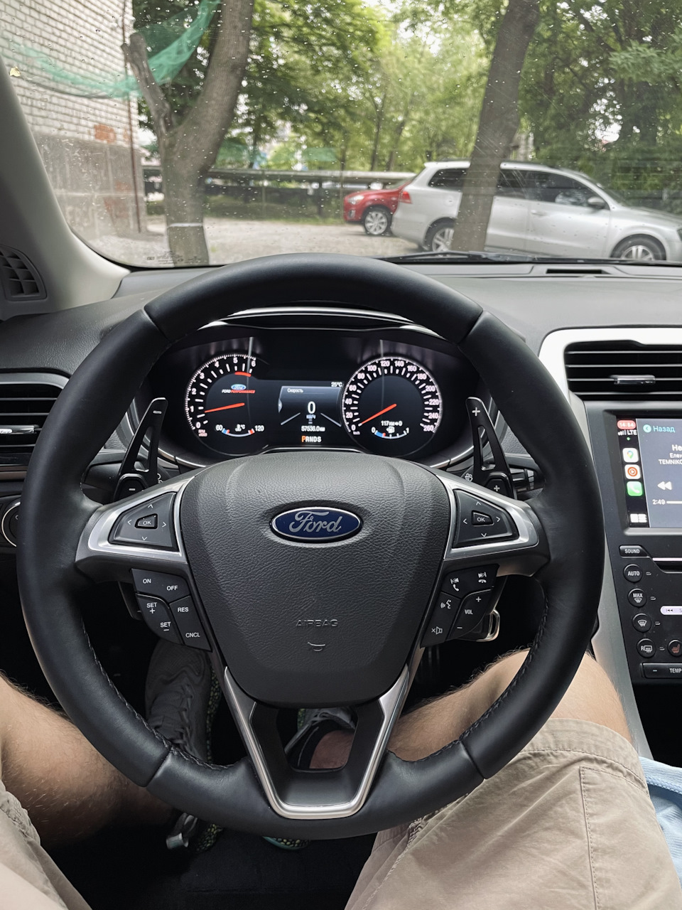 Накладки на подрулевые лепестки — Ford Fusion (America) (2G), 2,5 л ...