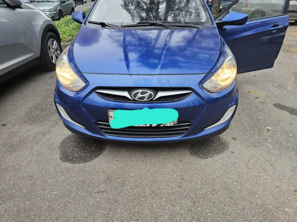 Наконец то сменил лампы — Hyundai Solaris (1G), 1,6 л, 2011 года ...