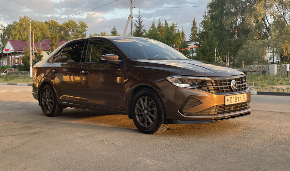 Установка долгожданного сплиттера — Volkswagen Polo liftback, 1,6 л ...