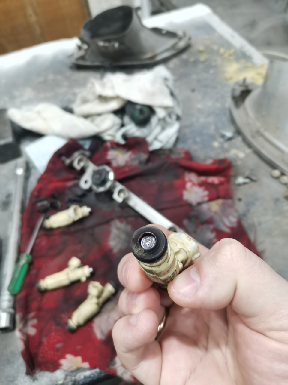 Чистка форсунок, замена форсунок газовых и МАП сенсор — Hyundai Sonata ...