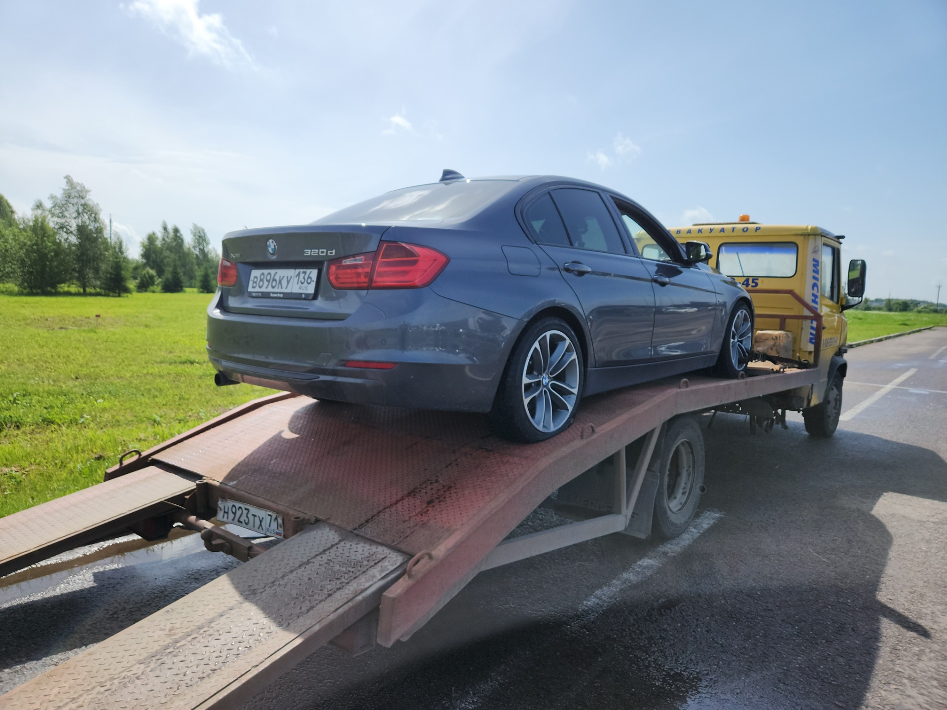 Забавный и в тоже время поучительный случай — BMW 3 series (F30), 2 л, 2013  года | шины | DRIVE2