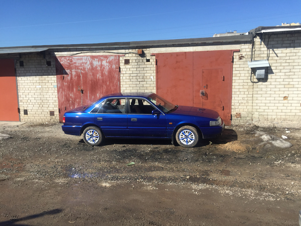 Уехала 626 к новым владельцам. — Mazda 626 III, 2 л., 1988 года ...