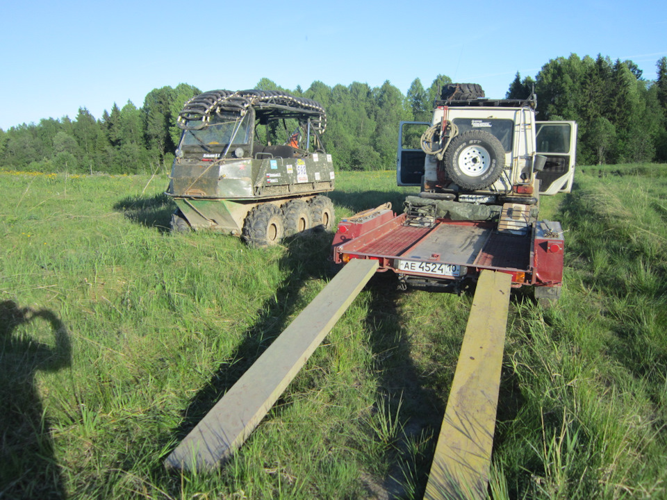 Фото в бортжурнале PTZavr амфибия 6х6