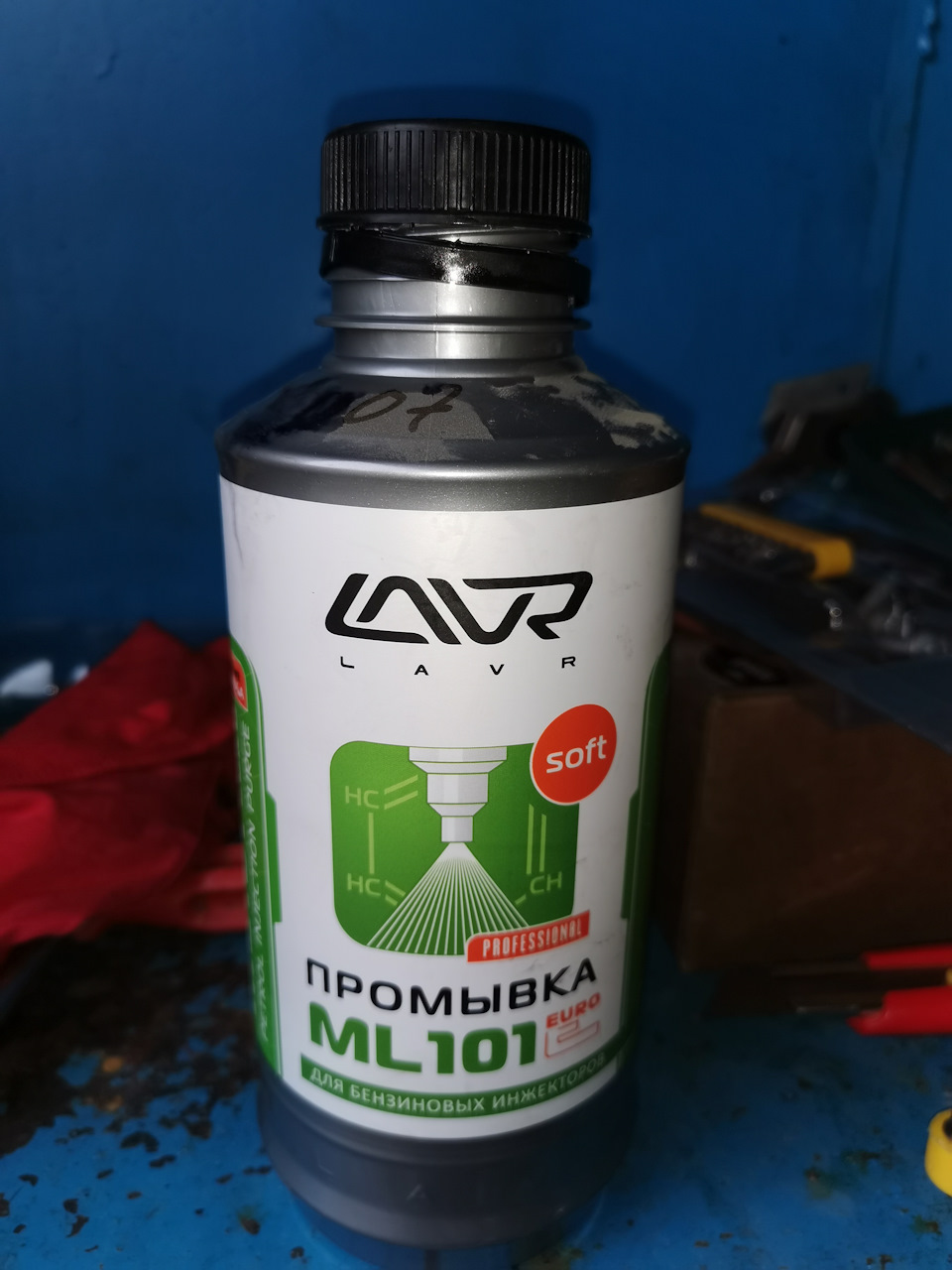 Промывка бензиновых форсунок с помощью лопаты — Hyundai Solaris (2G), 1 ...