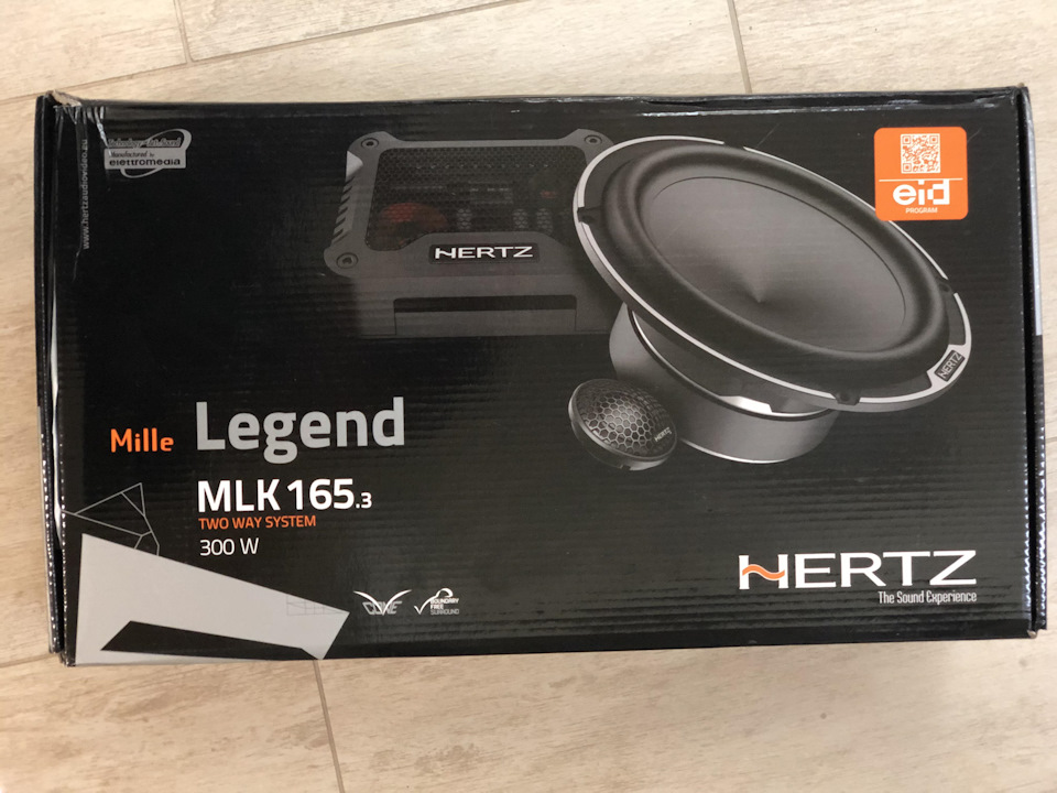 Hertz MLK 165.3 Legend — коробка — Honda Accord (10G)