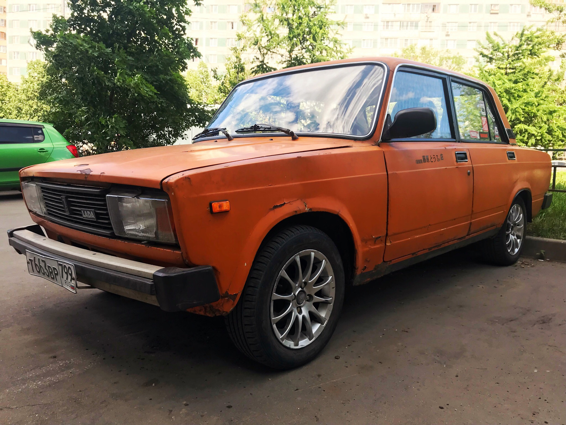 Ваз 2107 оранжевая