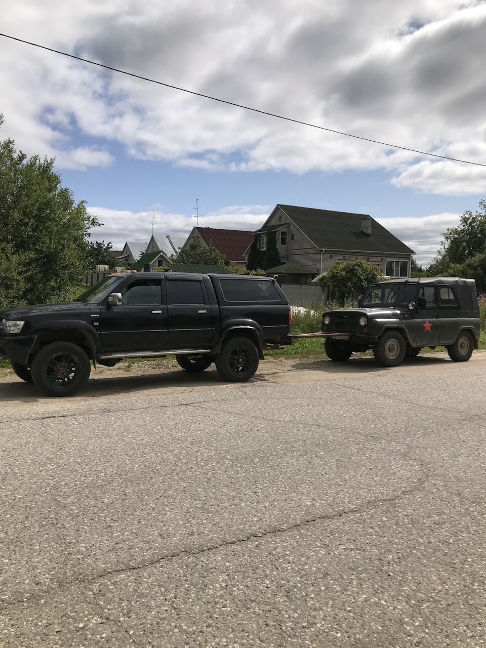 Жесткая сцепка — УАЗ 31512, 2,4 л., 1990 года | просто так | DRIVE2