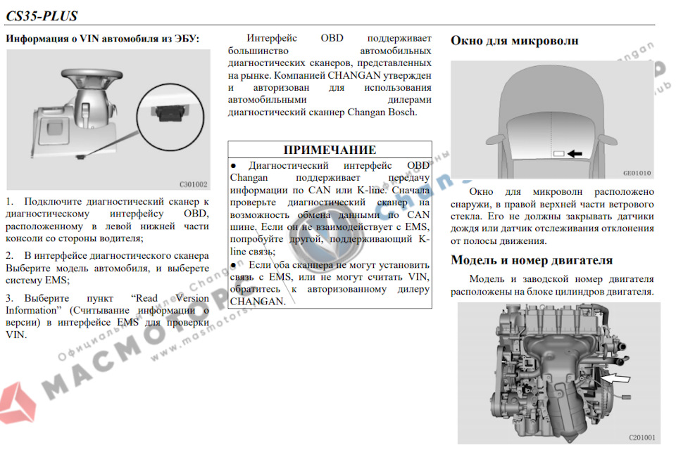 Фото в бортжурнале Changan CS35 Plus