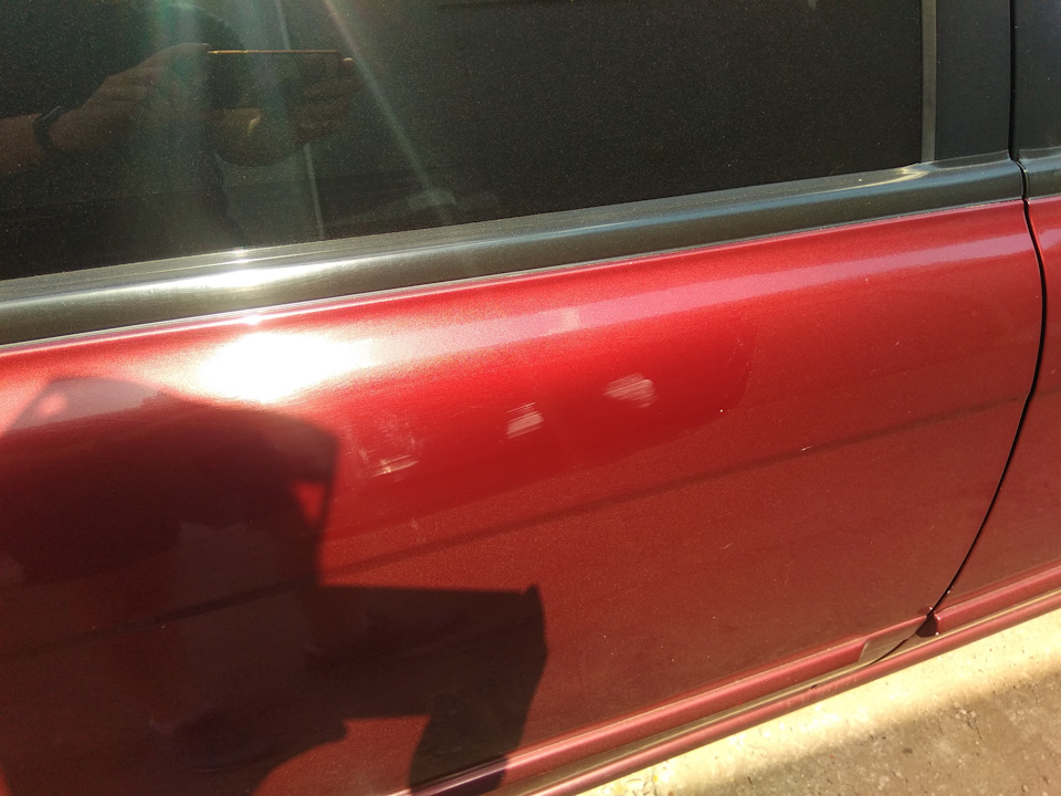 Регулировка схождения, полировка царапины. — KIA Spectra, 1,6 л, 2006 ...