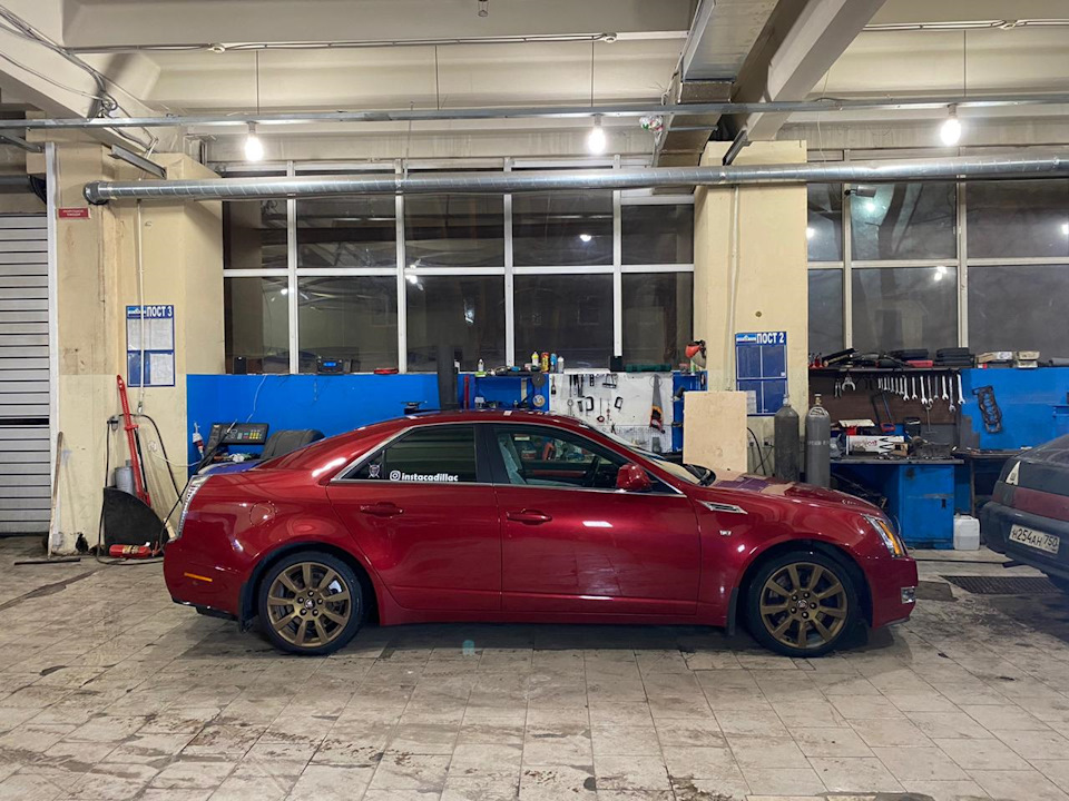 Продолжаем сматывать пробег) КУЗОВ ч2 — Cadillac CTS (2G), 3,6 л, 2009 ...