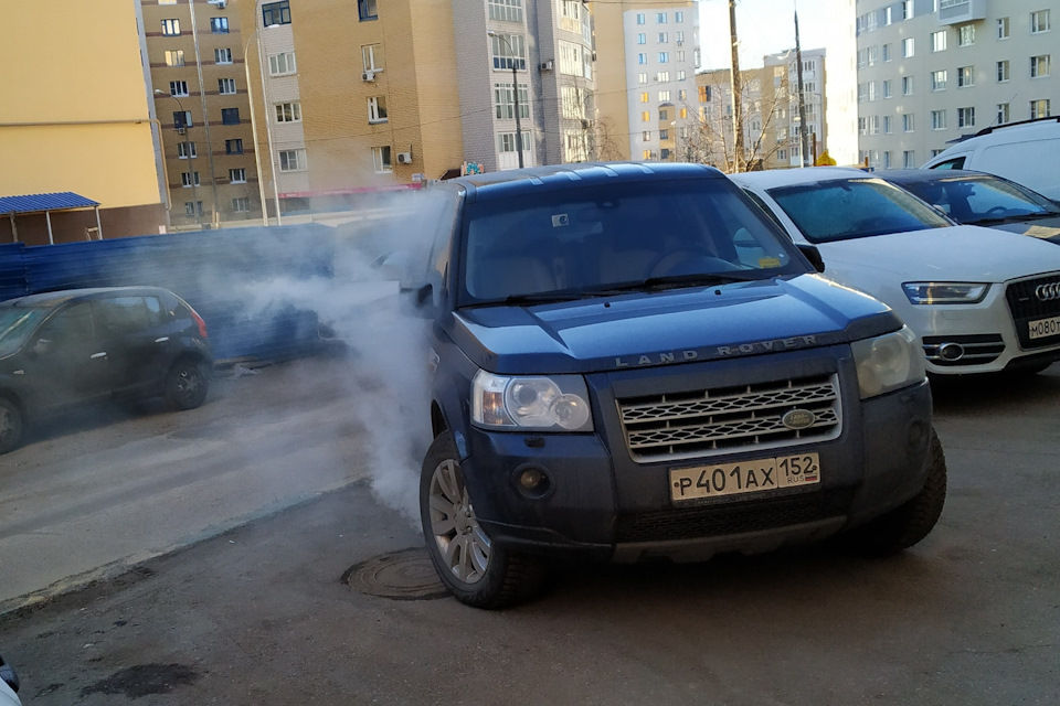 Вебасто: вызвали пожарных, жутко дымит! — Land Rover Freelander 2, 2,2 ...