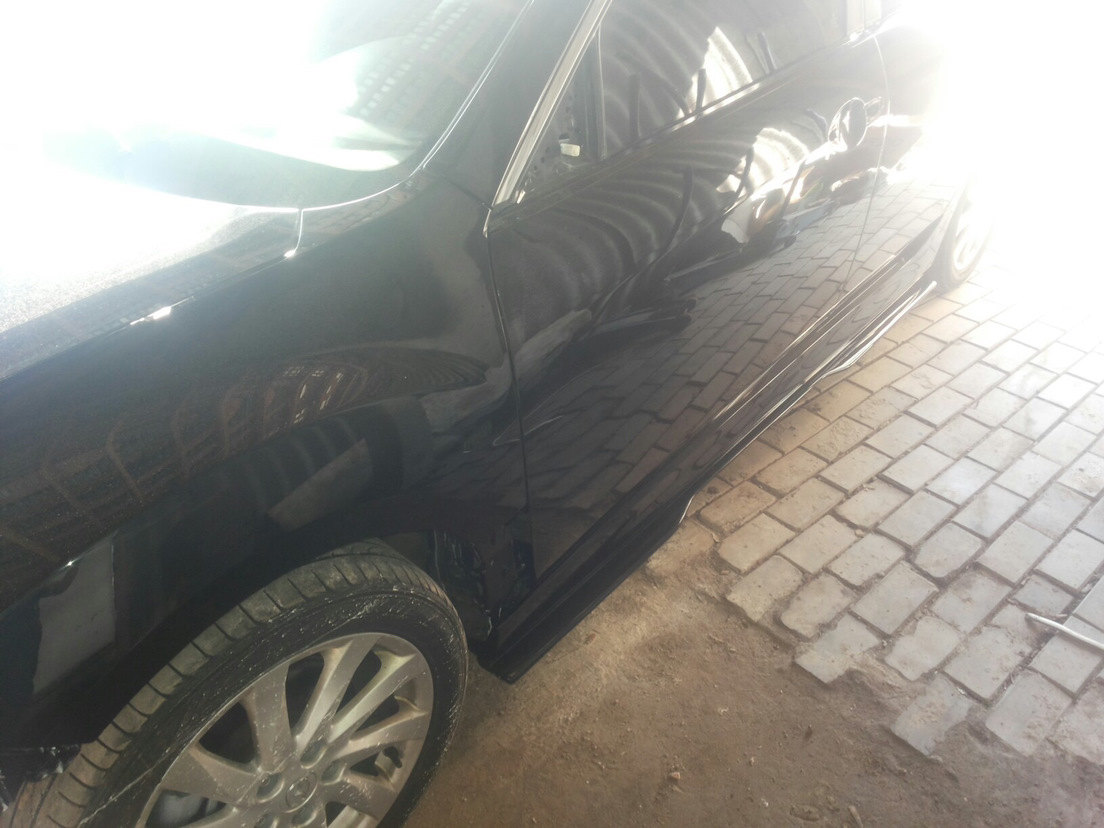 Накладки на пороги — Mazda 6 (2G) GH, 2 л, 2011 года | стайлинг | DRIVE2