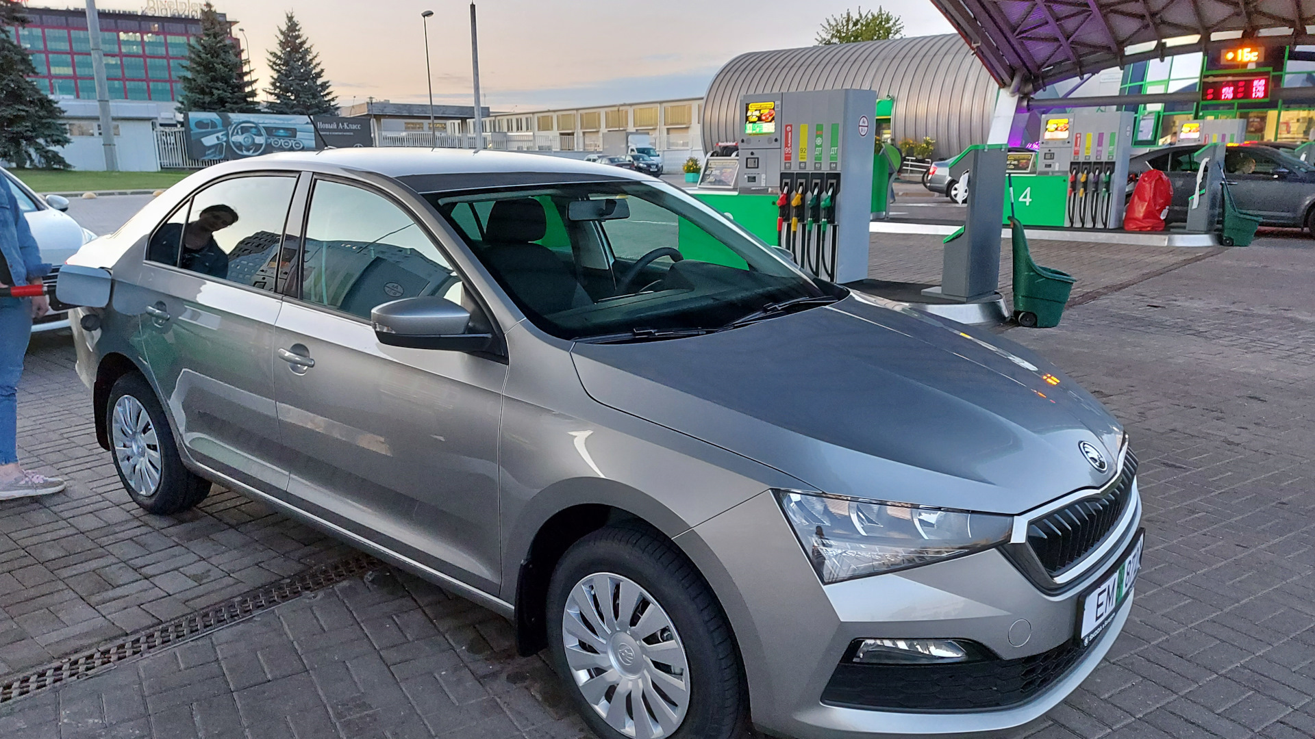 Skoda Rapid (2G) 1.6 бензиновый 2020 | Серебристый металлик на DRIVE2