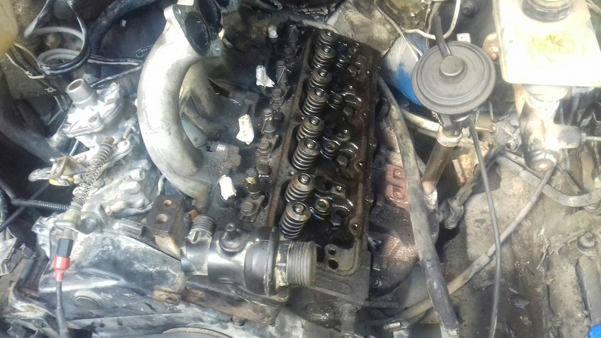 замена двигателя форд транзит 2.0 дизель - YouTube