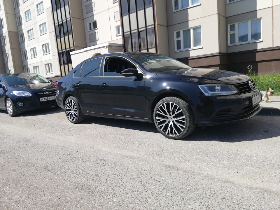 Новые диски) — Volkswagen Jetta VI, 1,4 л, 2015 года | колёсные диски ...