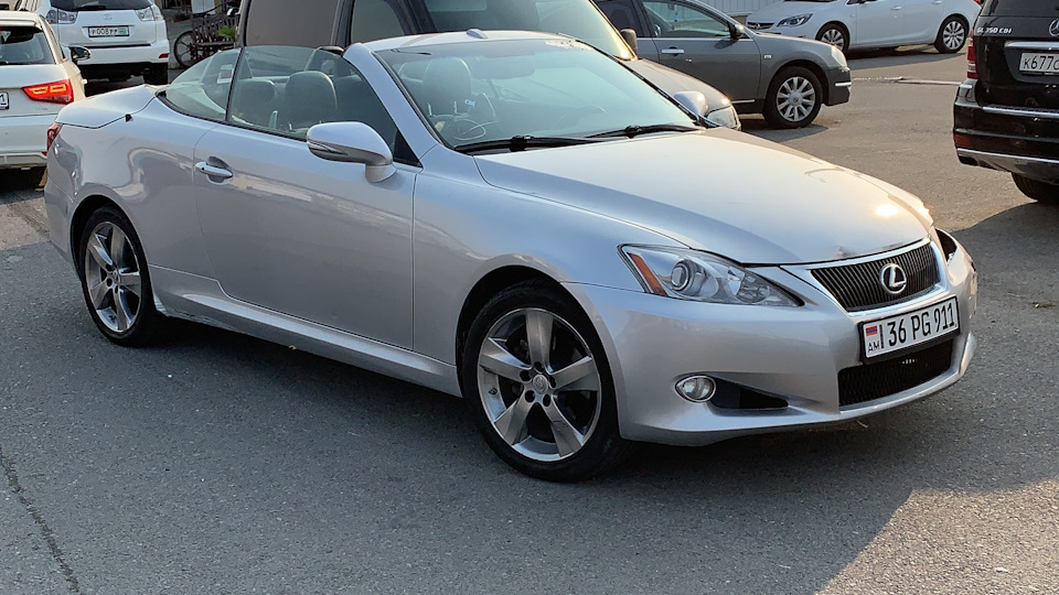 Lexus IS Convertible 2.5 бензиновый 2010 | Машина без крыши на DRIVE2