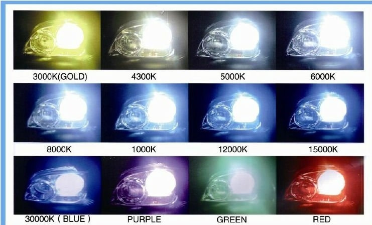 Цветовая температура свечения ксенона. — LADA 21093, 1992 года | видео ...