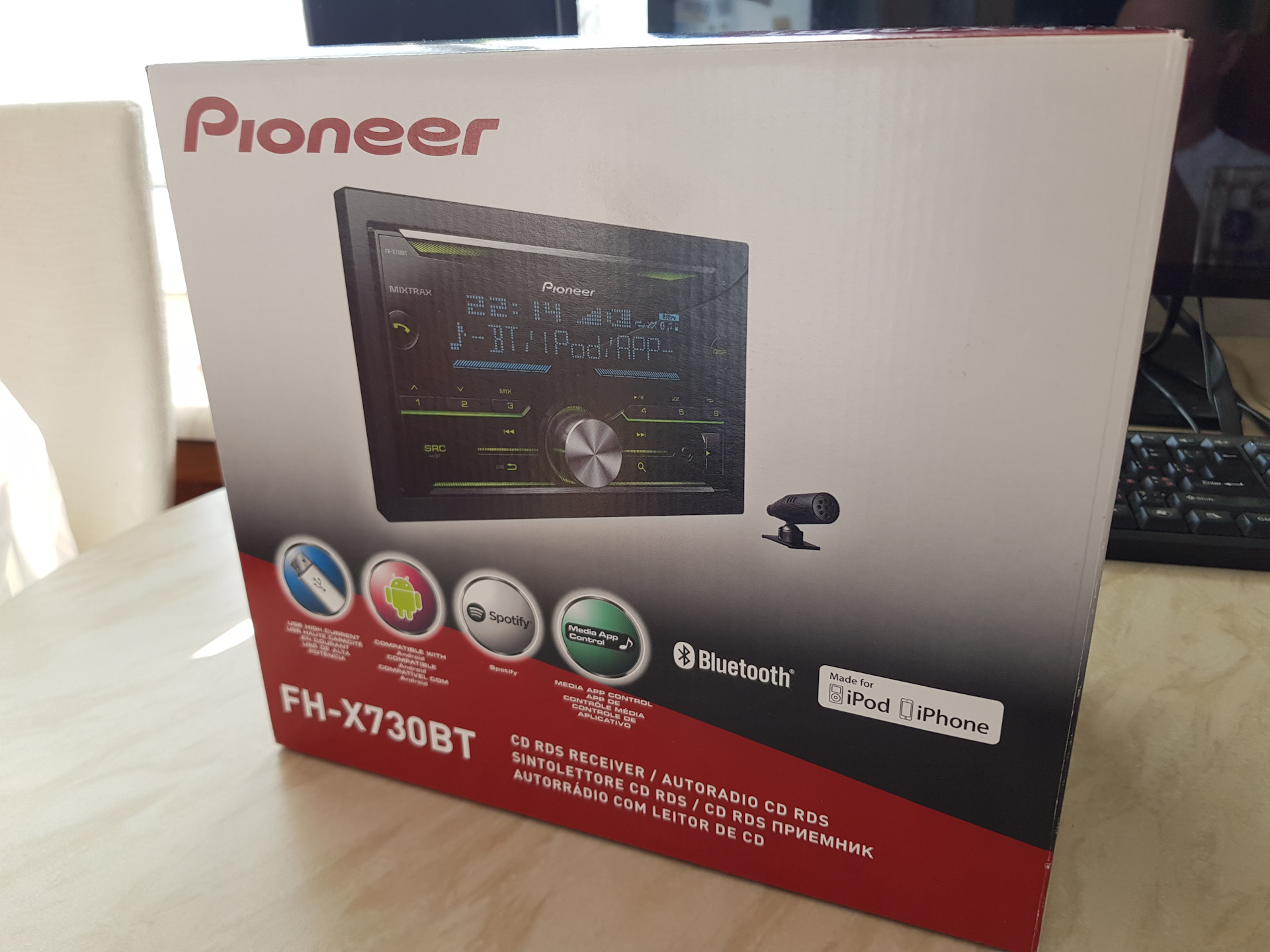 X 730. Pioneer FH-x730bt. ISO адаптер Intro Hy-03.