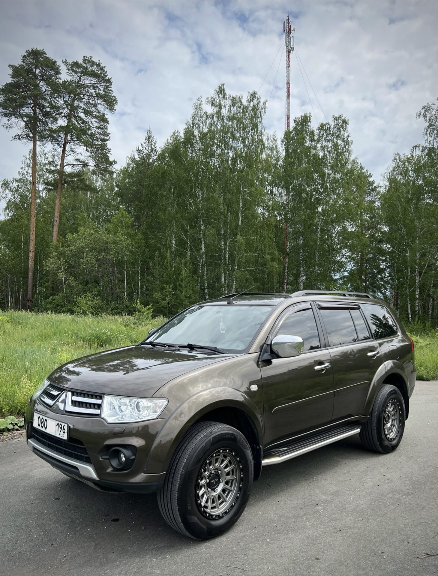 Подножки Rival Premium — Mitsubishi Pajero Sport (2G), 3 л, 2014 года ...