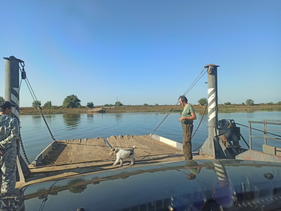 паром Нововасильево — Mitsubishi Pajero (4G)