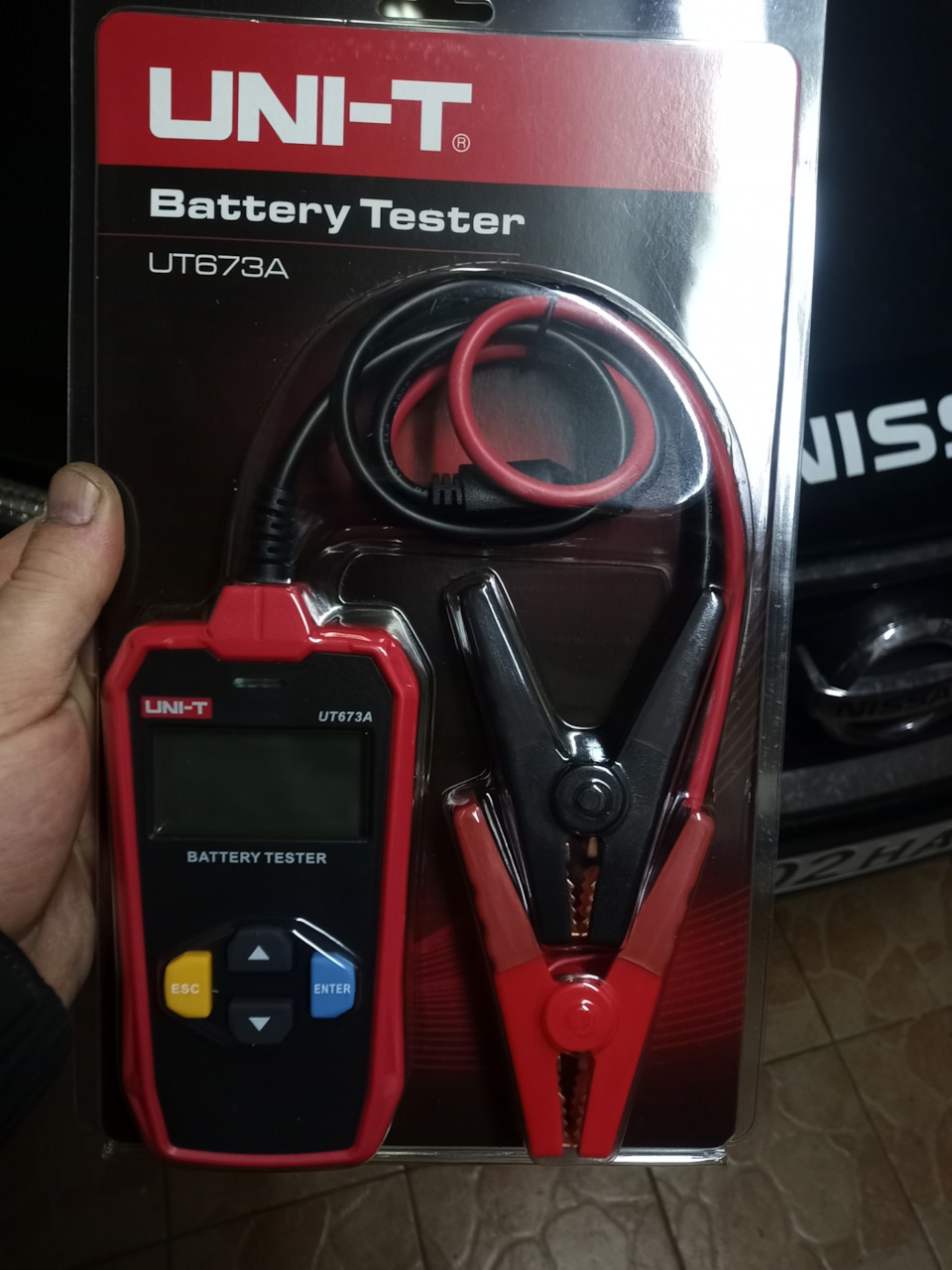 Проверка АКБ — Nissan Terrano III, 2 л, 2020 года | аксессуары | DRIVE2