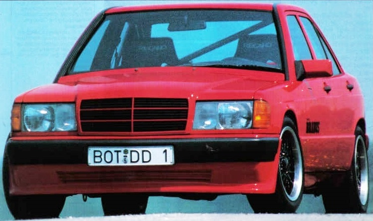 Статья про облегченный 190 E от Brabus (журнал TUNING 4/1989) — DRIVE2