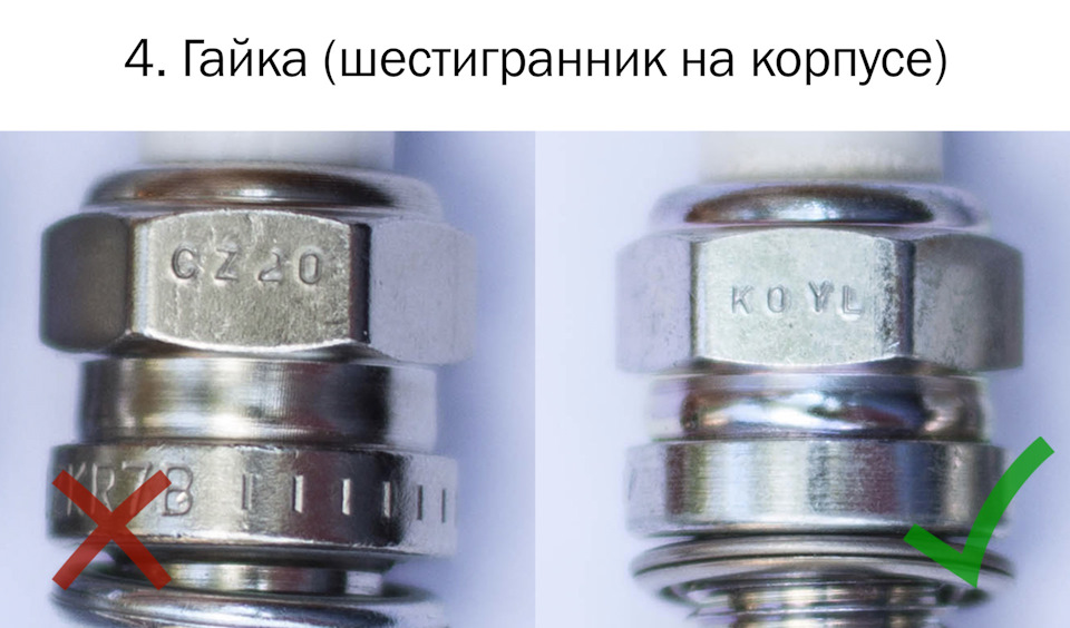 RSAAAgKP6OA 960 Как отличить оригинальные свечи ngk