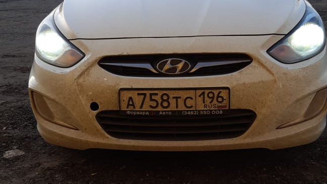 Автоматическое запирание дверей. — Hyundai Solaris (1G), 1,6 л, 2014 ...
