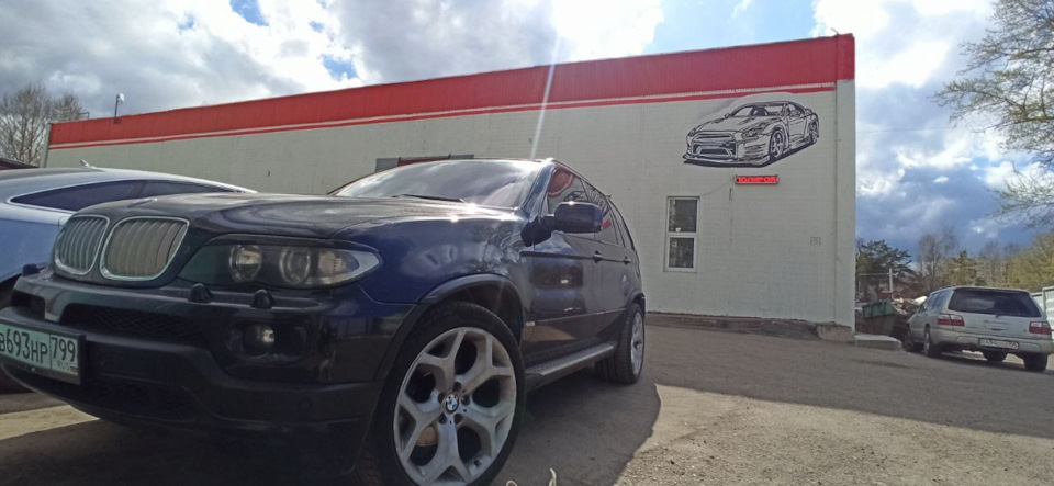 Биение, отдающее в руль, при разгоне — BMW X5 (E53), 4,8 л, 2005 года ...