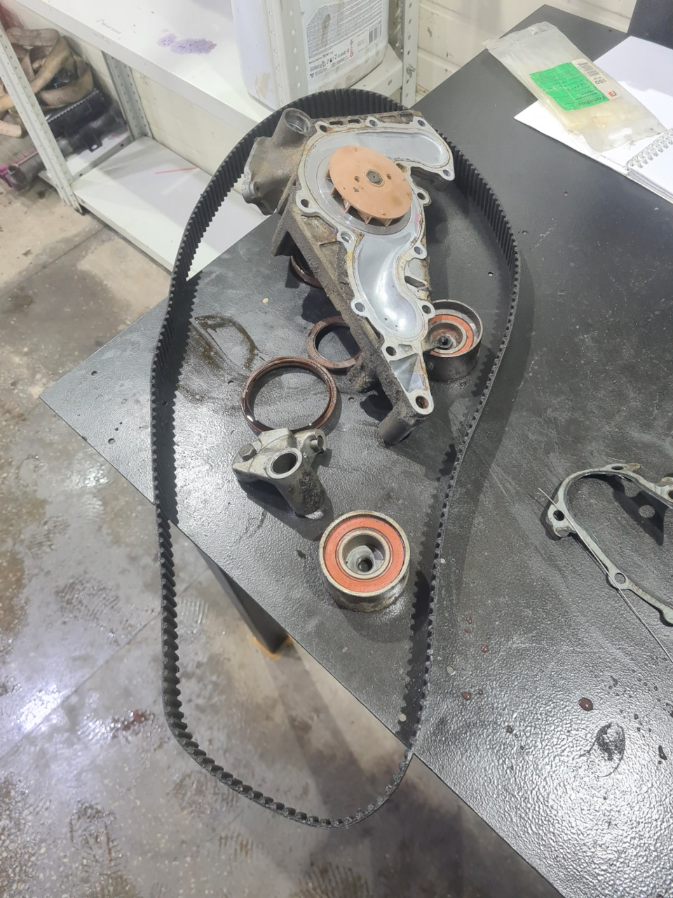 Замена ГРМ на 1UZ FE VVTI — Lexus LS (UCF20), 4 л, 2000 года | плановое ...