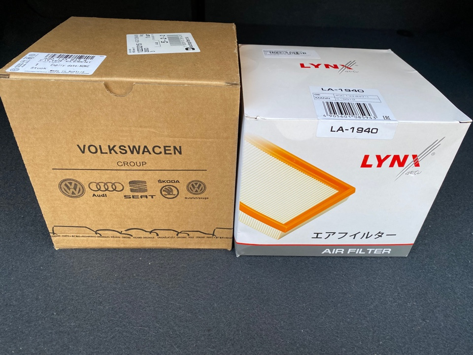 Воздушный фильтр VAG (подделка) — Audi A6 (C7), 2 л, 2012 года ...