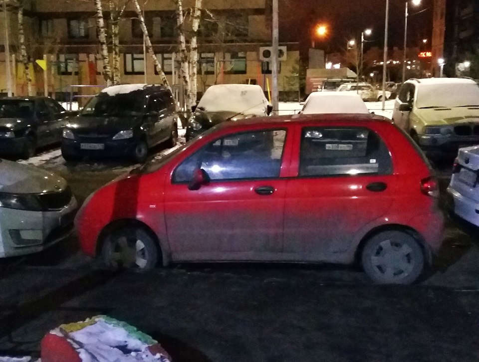 Я паркуюсь как дурак) — Daewoo Matiz (M100, M150), 0,8 л, 2011 года ...