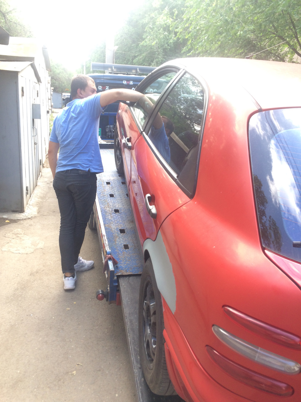 Эвакуация. Отказ тормозов — FIAT Brava, 1,4 л, 1997 года | эвакуация ...