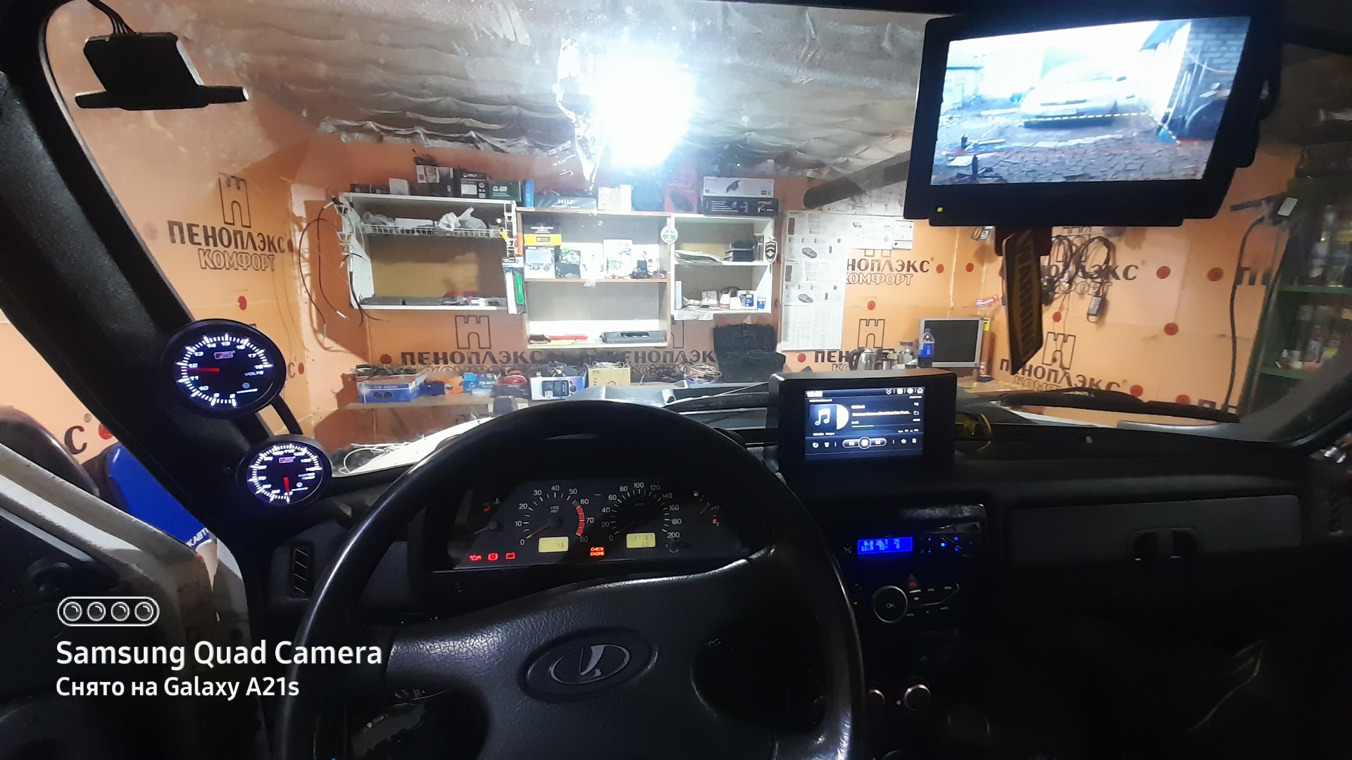 Доп.приборы…"auto gauge" — Lada 4x4 3D, 1,7 л, 1997 года | аксессуары ...