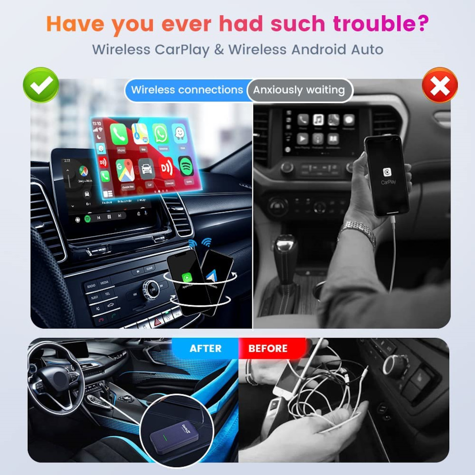 Делаем беспроводной Carplay — KIA Sorento (4G), 2,5 л, 2021 года