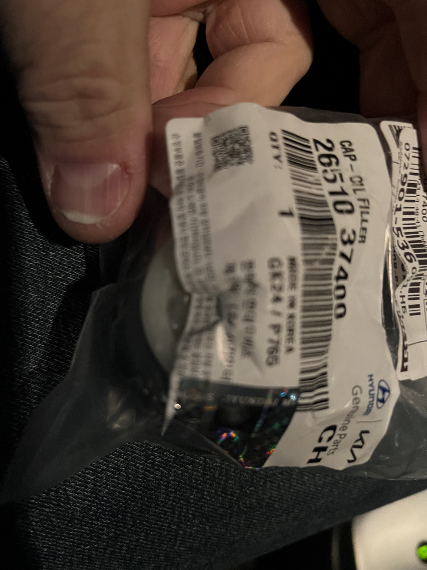 Заменил деталь 710 — Hyundai Tucson (JM), 2,7 л, 2006 года | плановое ...