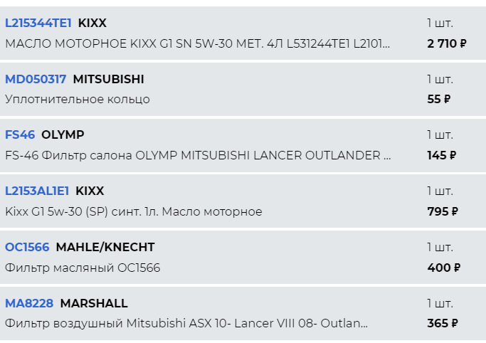 Замена масла, осмотр ходовой и свечей — Mitsubishi Outlander (3G), 3 л ...