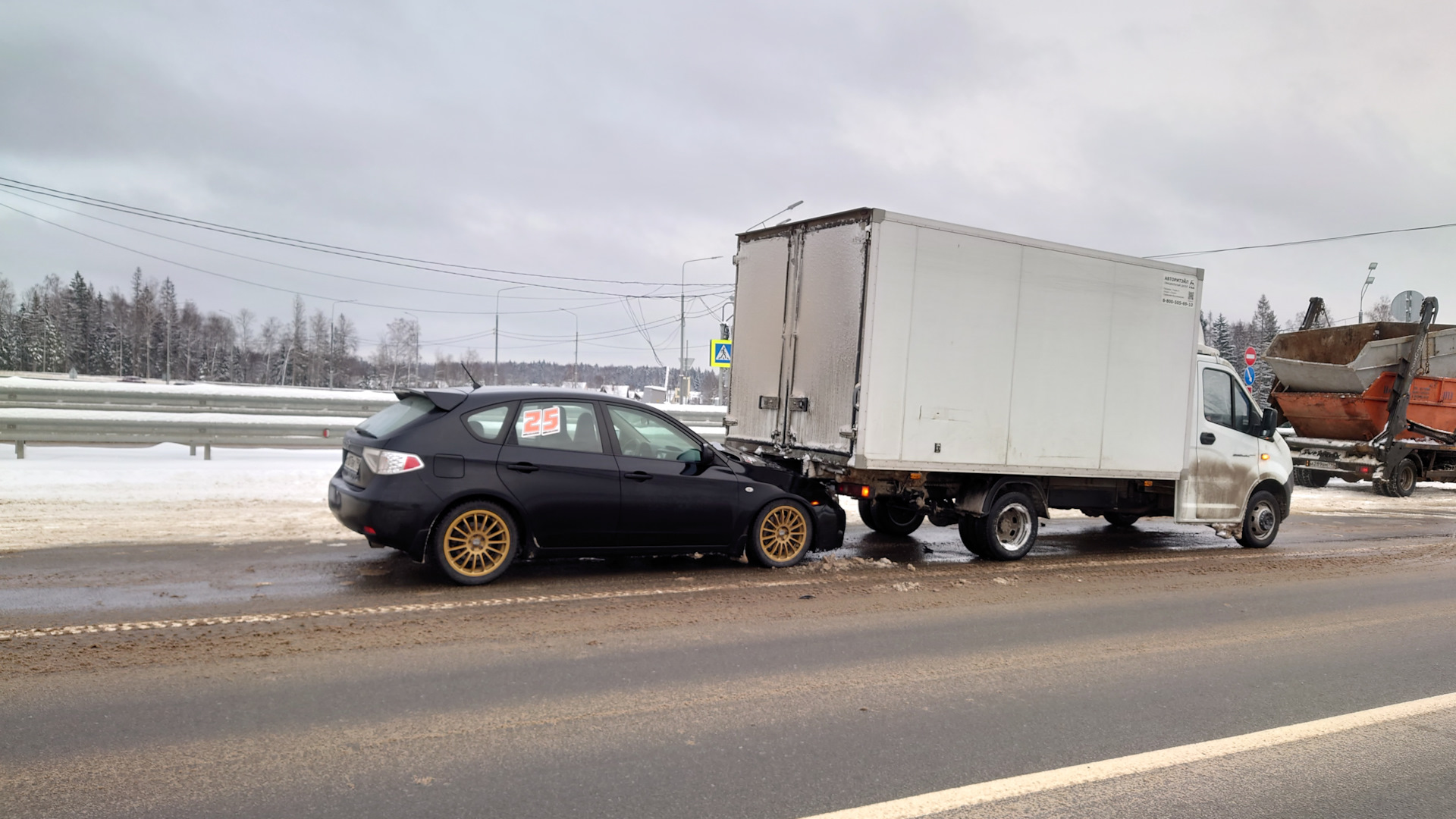 Не то что кажется — Subaru Impreza (GE, GH), 2 л, 2007 года | ДТП | DRIVE2