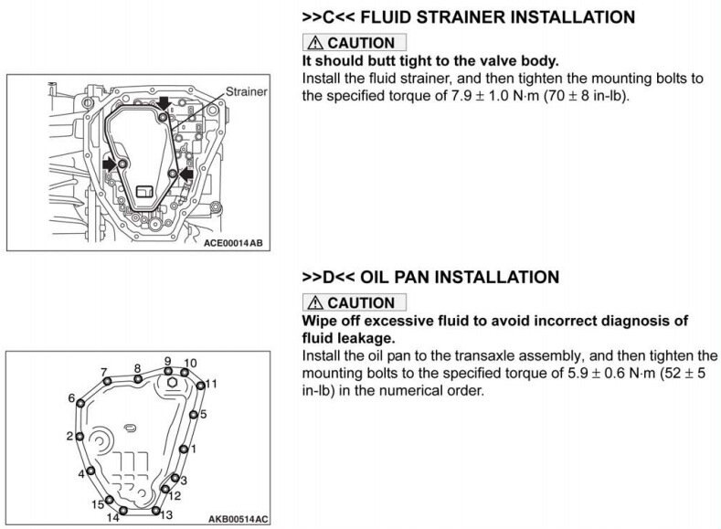 Порядок затяжки — Mazda Flair (2G)