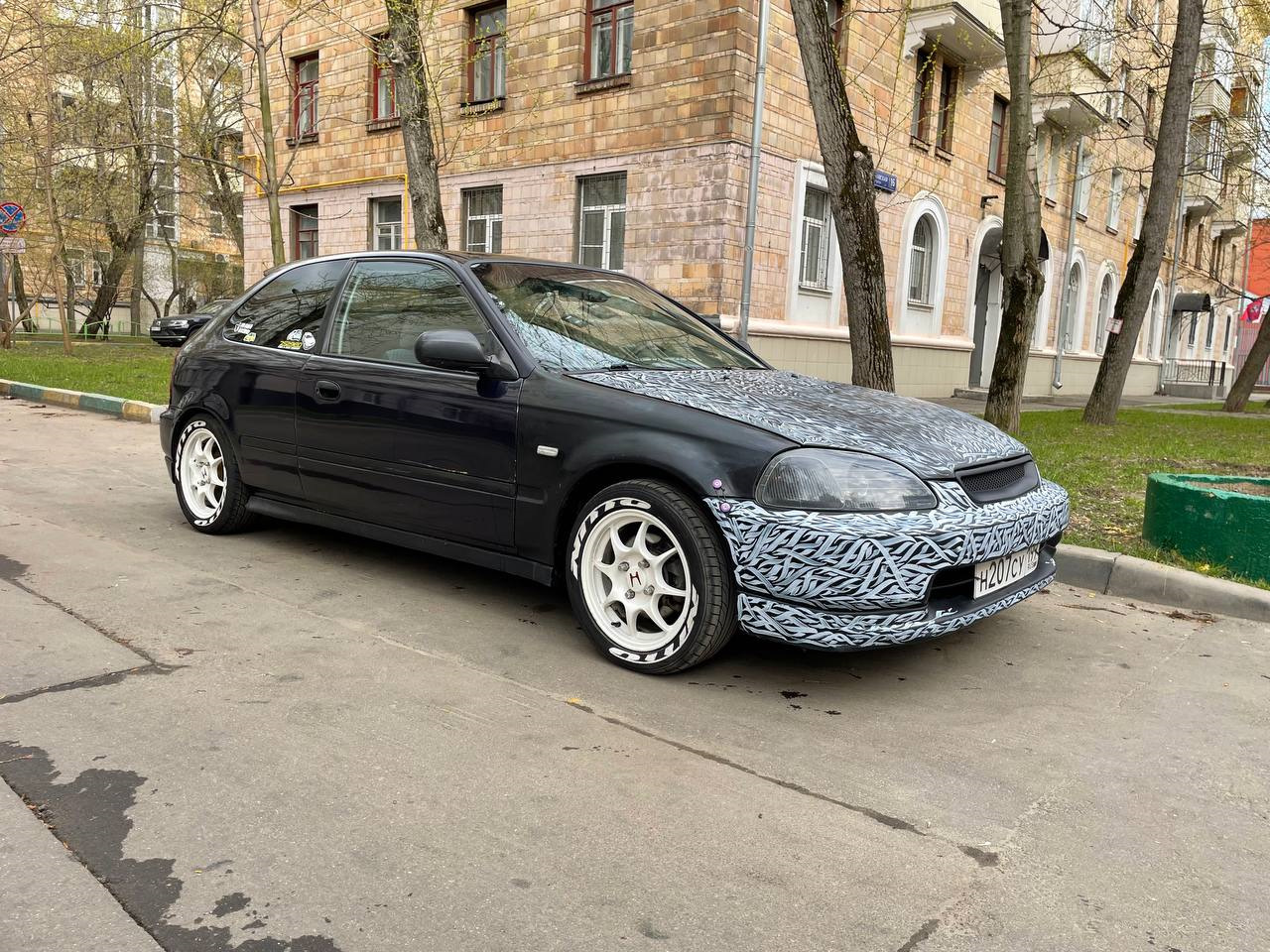 Эпопея с колесами. Новая эRа — Honda Civic Hatchback (6G), 1,4 л, 1997 года  | колёсные диски | DRIVE2