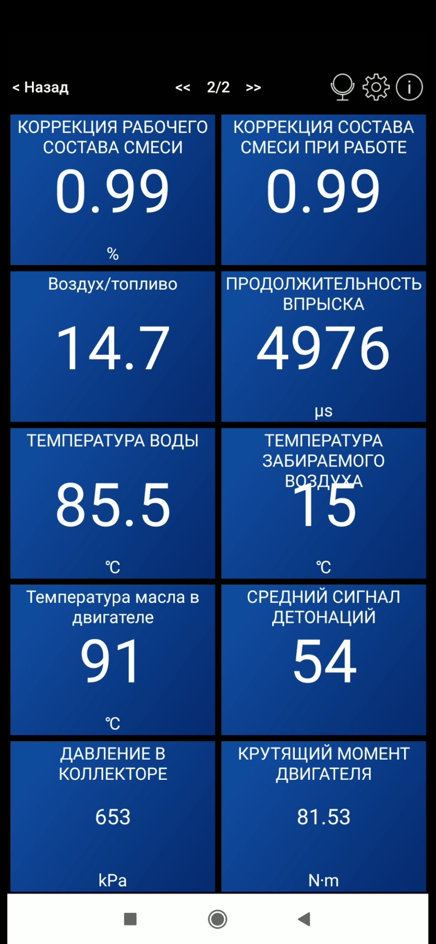 Средний сигнал детонации — Renault Duster (1G), 2 л, 2016 года | наблюдение  | DRIVE2