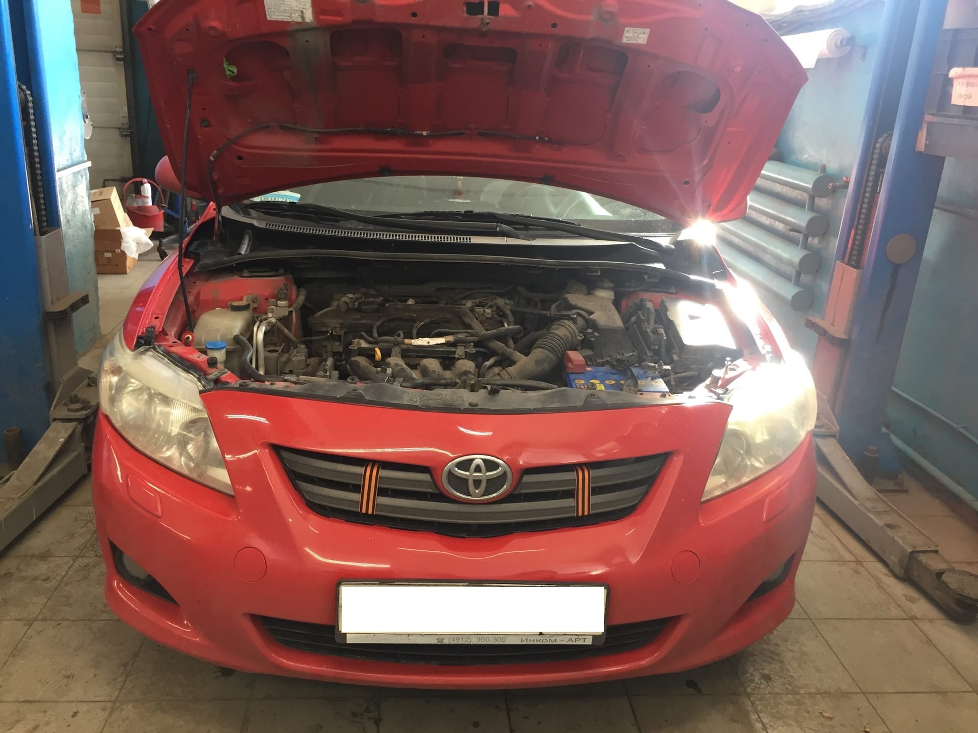 Ремонт генератора на автомобиле Toyota Corolla 2013 года, г. Рязань ...