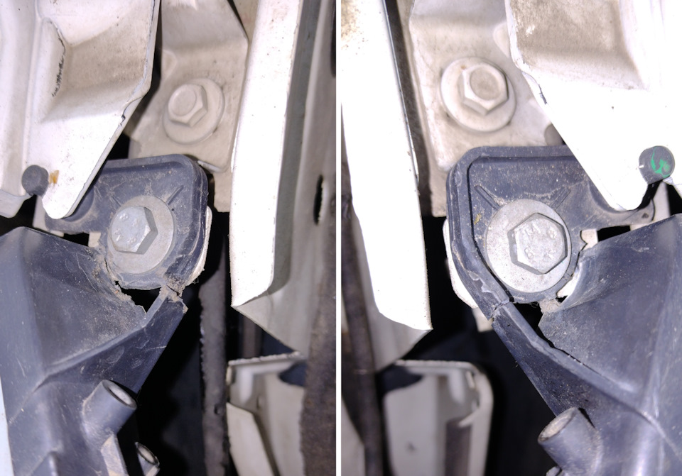 Ремонт верхнего крепления фар с помощью ремкомплекта — Peugeot 308 (1G ...