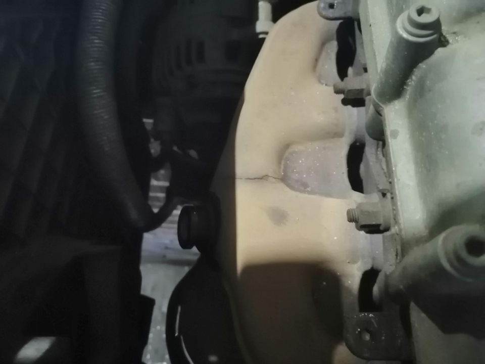 Гофра на выхлопной и выпускной коллектор — Volkswagen Polo Sedan, 1,6 л ...