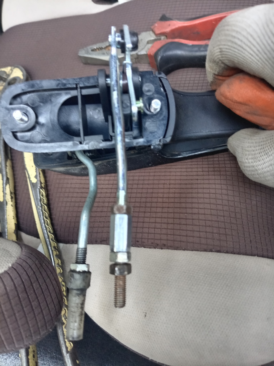 Отрегулировал по длине — Lada 2120 Надежда