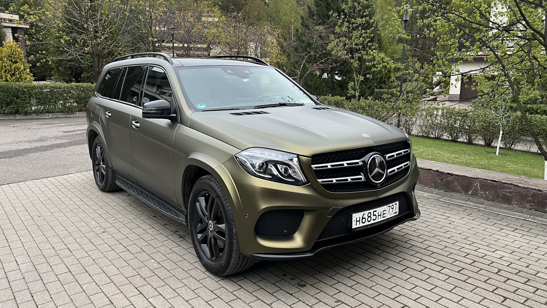 Mercedes-Benz GLS (X166) 4.0 бензиновый 2018 | Гении выбирают зеленый на  DRIVE2