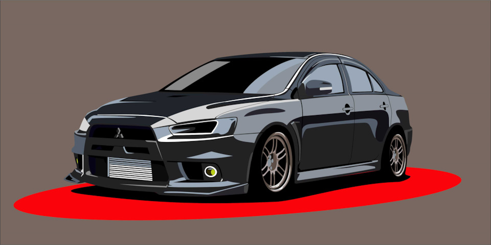 Полная покраска Mitsubishi Lancer (Мицубиси Лансер) в Москве