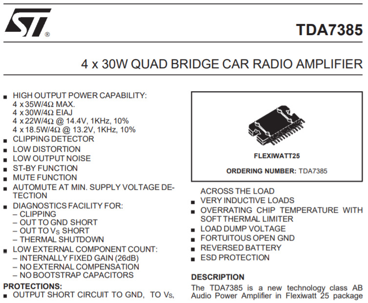 Перепайка усилителя магнитолы на TDA7850 — Renault Megane II, 2 л, 2005 ...