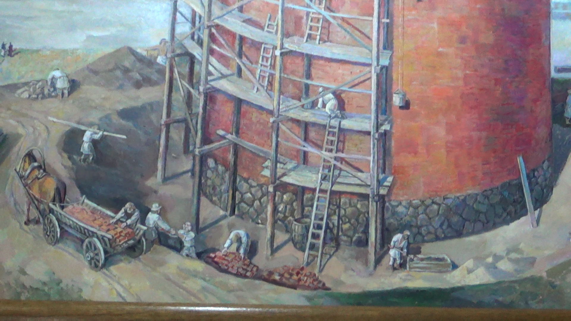 Белая вежа рисунок