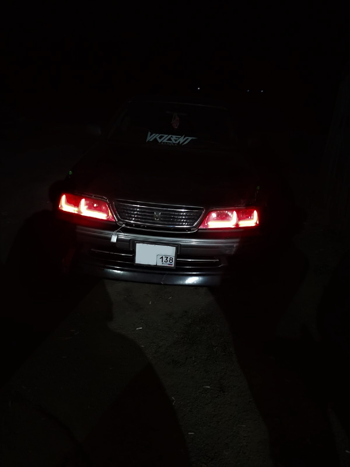 LED ангельские глазки TAU tech в фары Toyota Mark II 100 дорестайлинг ...